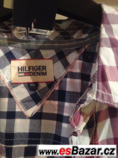 Prodám značkovou pánskou košili luxusní Tomyhilfiger, vel. X – fotografie 3