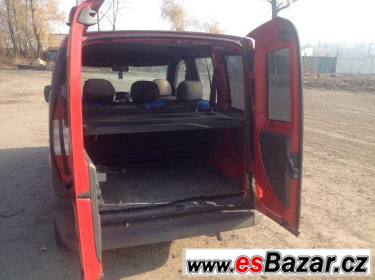 Prodám Fiat Doblo 1.2 47kw r.v.2002 STK do 10/2016, prosklen – fotografie 5