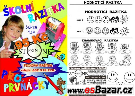 HODNOTICÍ  A  ZNÁMKOVACÍ  RAZÍTKA – fotografie 1