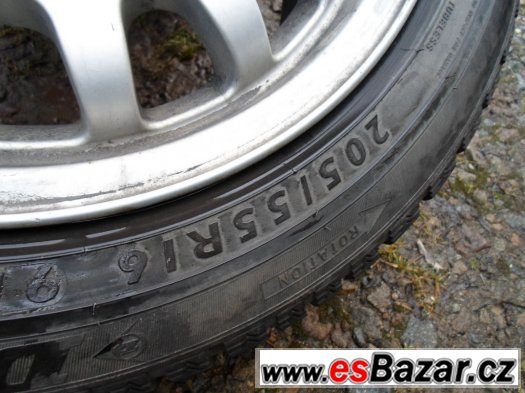 BMW - originální zimní hliníková kola 16" styl 6 - pneu 50% – fotografie 2