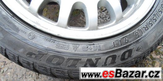 BMW - originální zimní hliníková kola 16" styl 6 - pneu 50% – fotografie 3