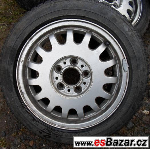 BMW - originální zimní hliníková kola 16" styl 6 - pneu 50% – fotografie 5