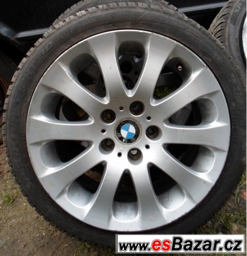 BMW - originální zimní hliníková kola 17" styl 159- pneu 70% – fotografie 2