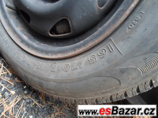Ford - plechová kola 13" - pneu Firestone – fotografie 5
