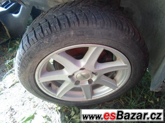 BMW - hliníková zimní kola 16"- pneu 60% – fotografie 1