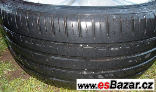 BMW - originální letní hliníková kola 18" styl 135- pneu 95% – fotografie 3