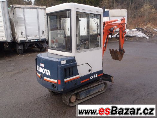 Prodám rypadlo Kubota KX 41 – fotografie 5