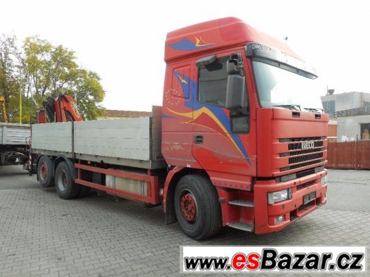 Prodám Iveco 430 valník s HR Palfinger PK 10000 – fotografie 1