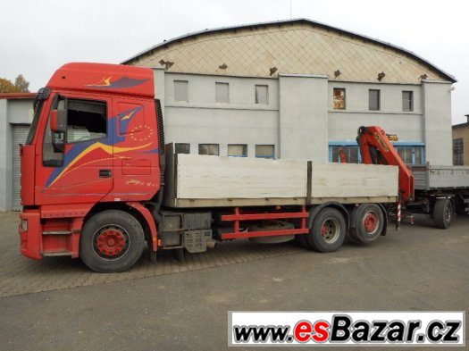 Prodám Iveco 430 valník s HR Palfinger PK 10000 – fotografie 3