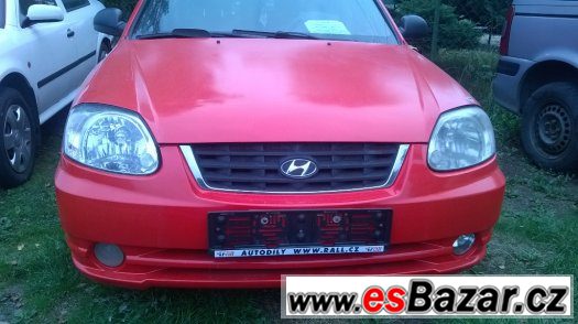 Hyundai Accent 1.3 63.3kW r.v. 2005 – fotografie 1