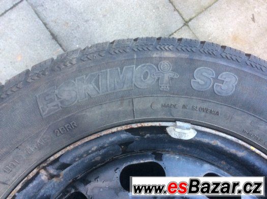 Zimní sada kol 15", 5x100, Sava Eskymo S3 195/65 R15 – fotografie 5