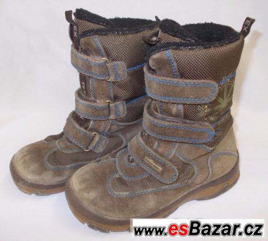 Dětské zimní boty / sněhule - vel. 29, stélka 17,5 cm – fotografie 2