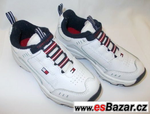 Dětské bílé sportovní boty TOMMY HILFIGER - 26 / 3 roky – fotografie 2