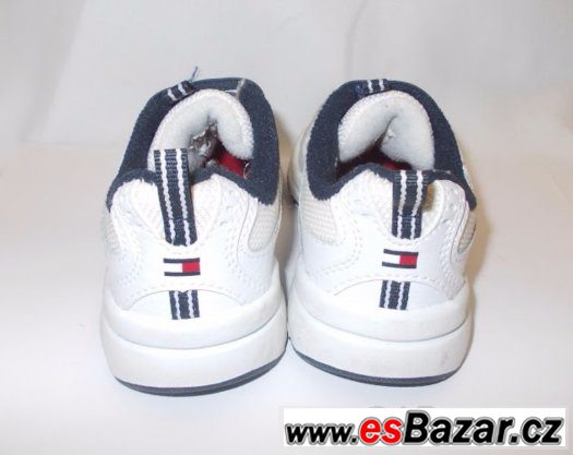 Dětské bílé sportovní boty TOMMY HILFIGER - 26 / 3 roky – fotografie 4