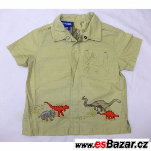 Dětská košile s krátkými rukávy GENUINE KIDS - 24 m. / 1 rok – fotografie 1