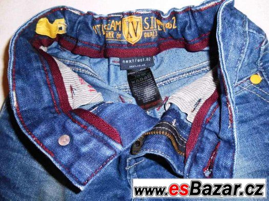 Dětské Džíny / Jeans NEXT vel. 82 – fotografie 3