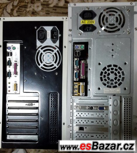 2x Stolní PC + náhradní díly, ventilátory do notebooku atd – fotografie 2