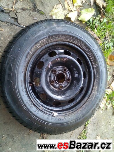 1x disk GOLF IV 5x100 pneu letni 175/80/14 4mm – fotografie 1