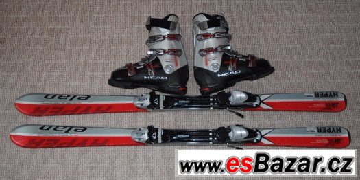 Lyže Elán 140cm  a lyžáky Head 28,5 – fotografie 1