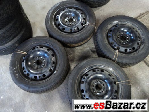Zimní 185/55/15 6mm + disky 5x100 (ŠKODA, VW, AUDI, SEAT) – fotografie 1