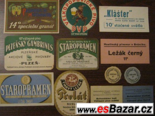 staré pivní etikety do roku 1945 – fotografie 5