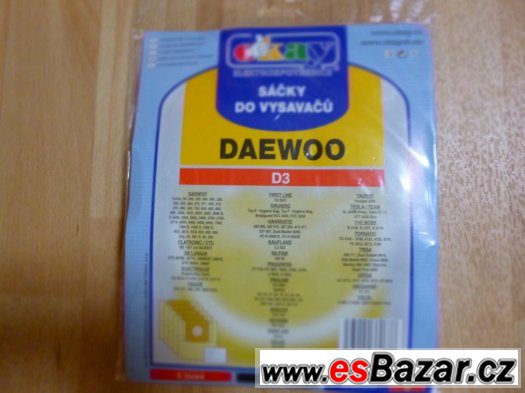 Sáčky do vysavače DAEWOO D3 – fotografie 2