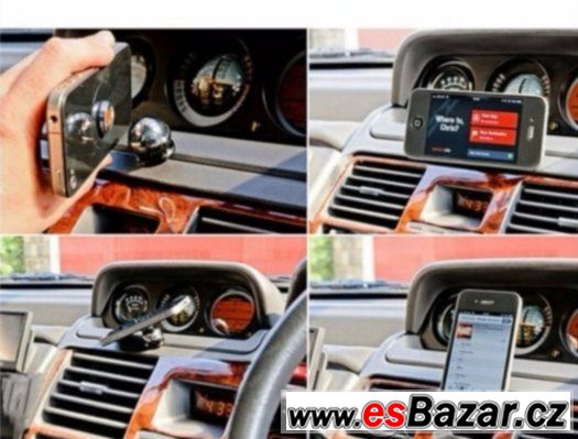 Univerzální magnetický držák navigace, mobilu, tabletu až 7“ – fotografie 1