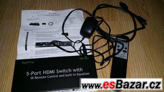 HDMI 5x DigiView rozbocovac – fotografie 1