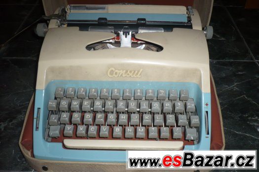 Psací stroj Consul 1518 cca ze 60. let – fotografie 1