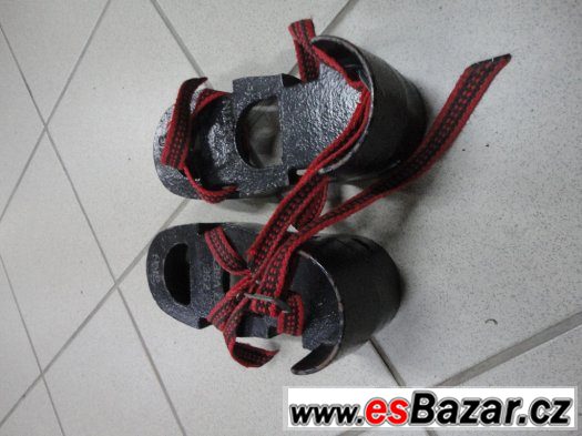 kovové závaží na nohy 2x 3kg – fotografie 2