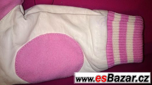 č.214 - Bunda růžovobílá H&M vel.68-74 – fotografie 5