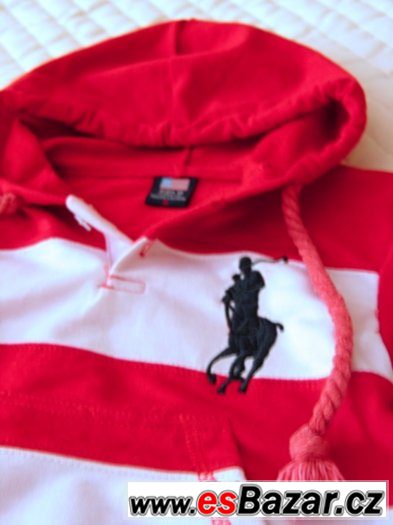 274 - Ralph Lauren POLO klokánka s kapucí - vel.3roky – fotografie 3