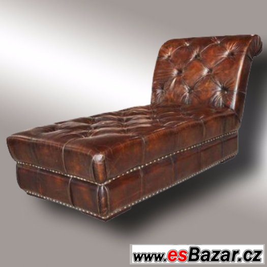 CHESTERFIELD LUXUSNÍ SEDACÍ OTOMAN – fotografie 5