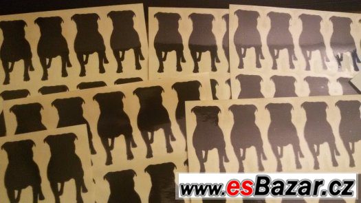 Prodám samolepky stafordšírský bulteriér – fotografie 1