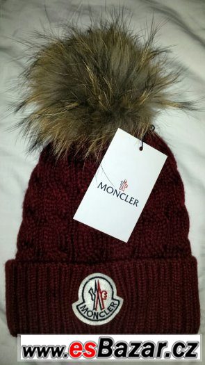Moncler nová čepice s bambulí – fotografie 1
