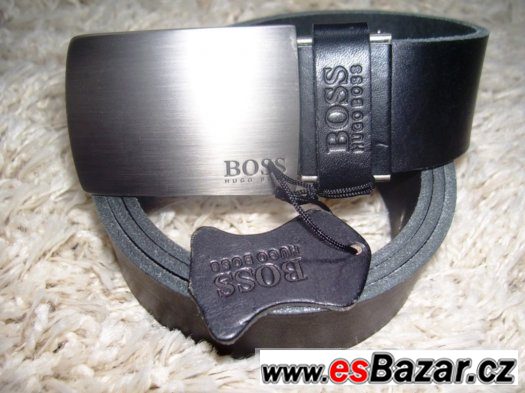 Hugo Boss 100% kožený pásek – fotografie 1