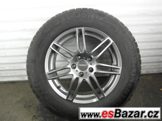 Audi Q5 - 17" alu kola - 5x112 - ET 35 - Zimní pneu – fotografie 3
