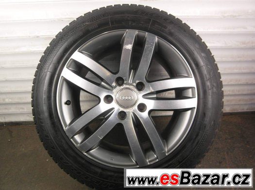 Audi Q7 - Originální 18" alu kola - 5x130 - Zimní pneu – fotografie 2