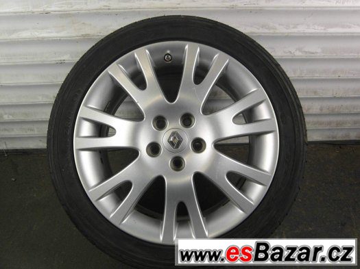 Renault Laguna - Originální 17" alu kola - ET 50 - 5x108 – fotografie 3