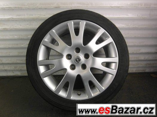Renault Laguna - Originální 17" alu kola - ET 50 - 5x108 – fotografie 4