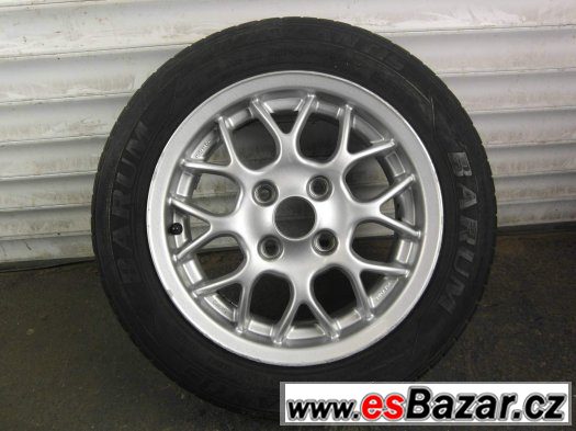 Ford Fiesta - 14" originální alu kola - 4x108 - Letní pneu – fotografie 3