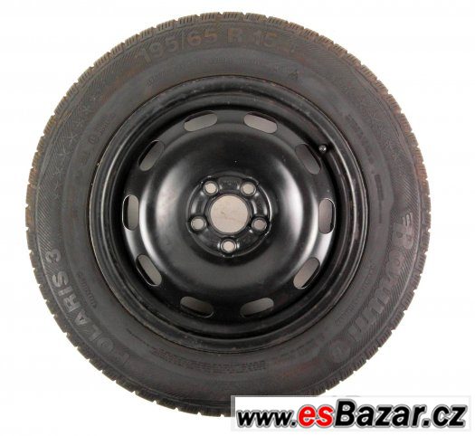 Zimní plechová sada - 195/65R15 - 5x100 – fotografie 1