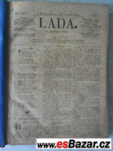 Prodam časopis LADA (1904-06rok). – fotografie 2