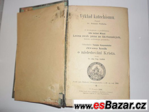 Prodam "Výklad katechizmu".  1900  rok. – fotografie 2