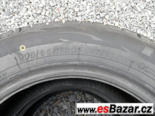 2x nové zimní pneu 205/65R16C – fotografie 4