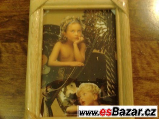 krásný obrázek Andělé štěstěny13x 18 cm s rámečkem – fotografie 1