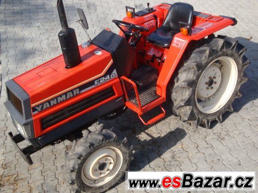Malotraktor Yanmar F24D s výkonem 24 Hp, 4x4, tříválec – fotografie 1