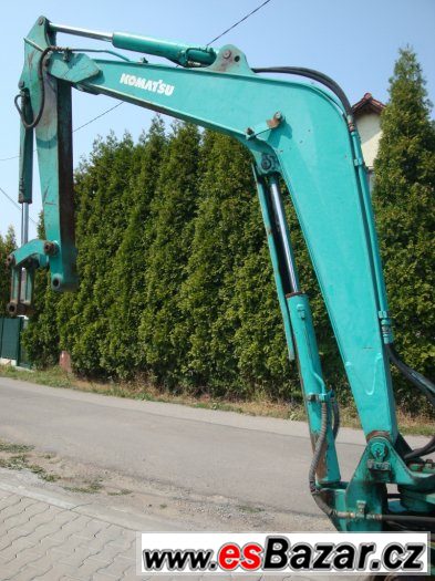 Minibagr KOMATSU PC20-7, minirýpadlo - hmotnost 2t – fotografie 5
