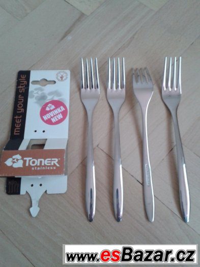 Značková sada 4ks vidliček Toner – fotografie 1