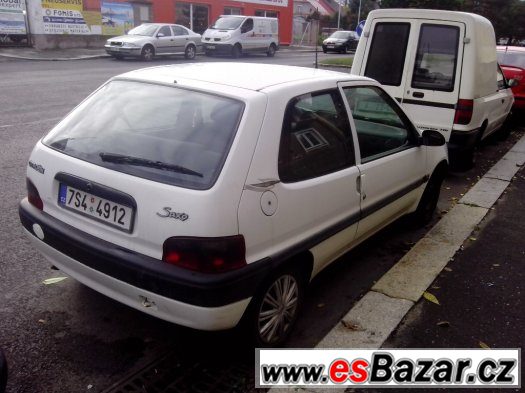 Citroen Saxo 1,5 diesel, r.v. 1996, EKO ZAPLACENO – fotografie 3